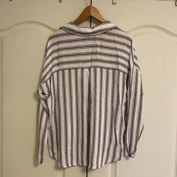 Urban Outfitters BP Collection Striped Button Down - Medium - Picture 2 of 4